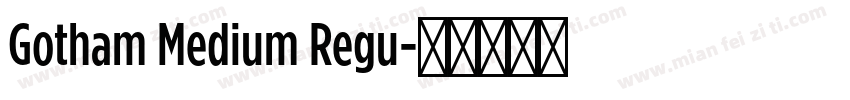 Gotham Medium Regu字体转换